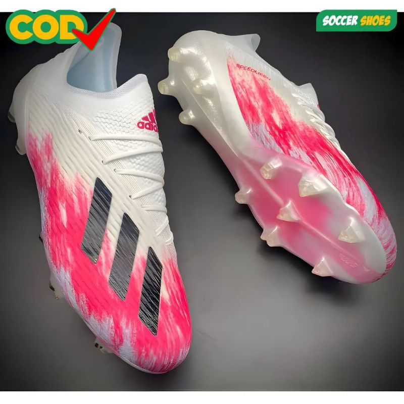SEPATU BOLA ADIDAS X 18.1 WHITE PINK