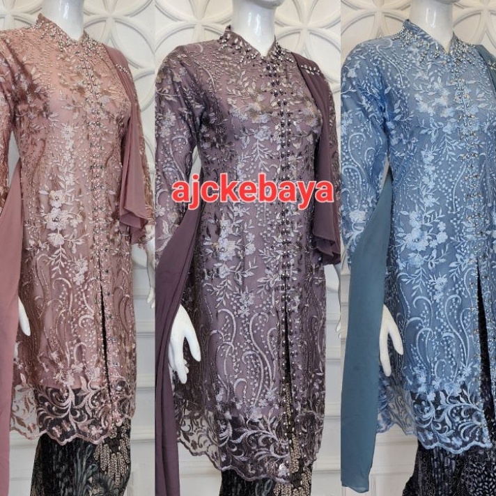 CTPQ5756 STAR Kebaya Tunik Selendang shopia