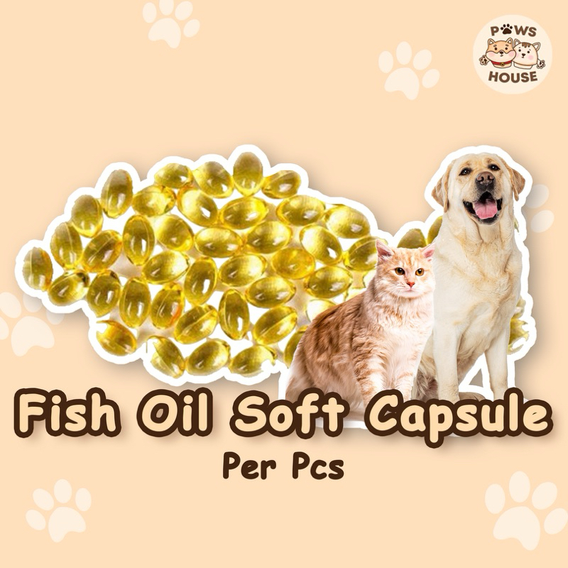 Minyak Ikan Omega 3 Isi 80 Tablet Untuk Anjing Kucing