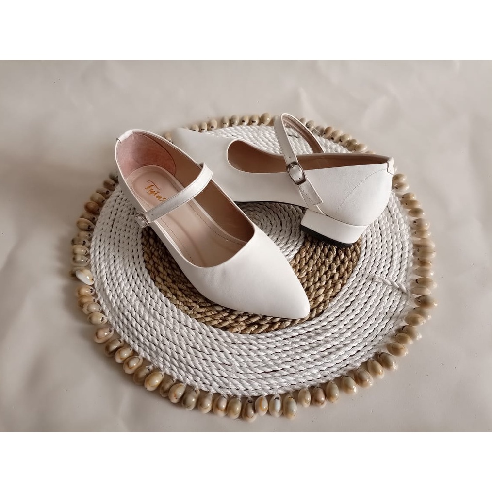 12.12 STOK READY Sepatu Pantofel Wanita 3cm CR-301 Tyiara.collection serbuuu 