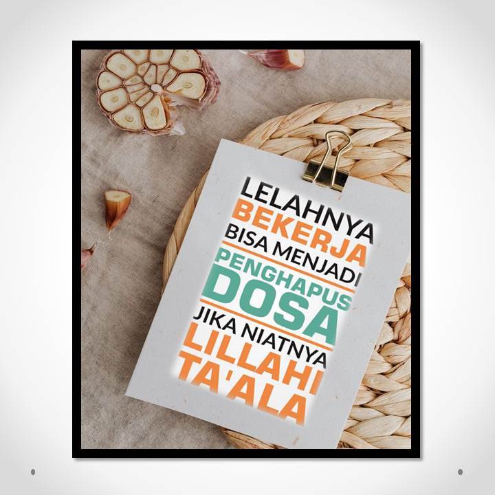 HIASAN DINDING QUOTES ISLAM / Dekorasi Dinding Islami / Walldecor