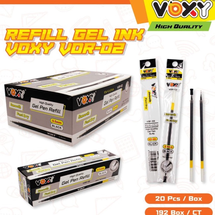 

Diskon 20 psc refill isi ulang gel pen