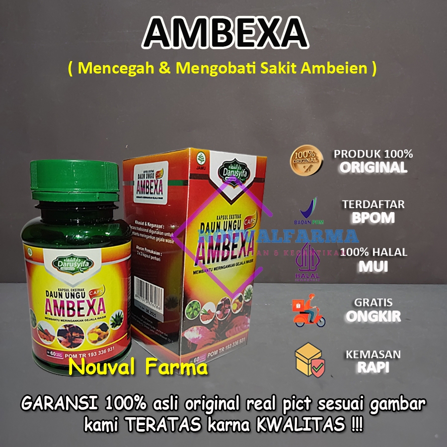 Ambexa Asli Original BPOM Obat Wasir Ambeien Ampuh