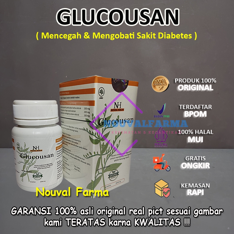 Glucousan Asli Original BPOM Obat Diabetes Ampuh