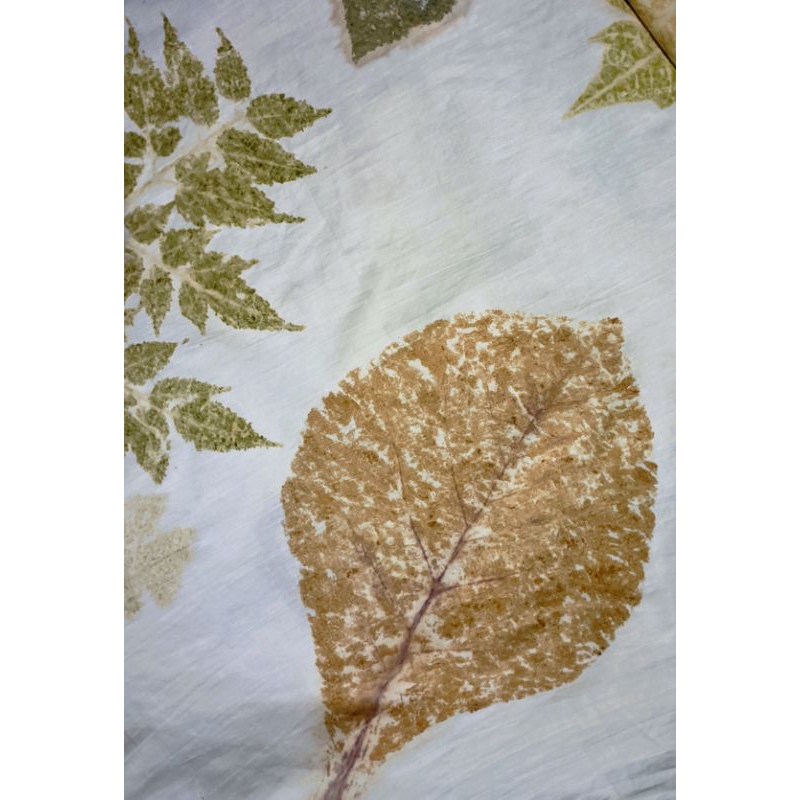 Kain katun ecoprint smandela XII MIPA 2
