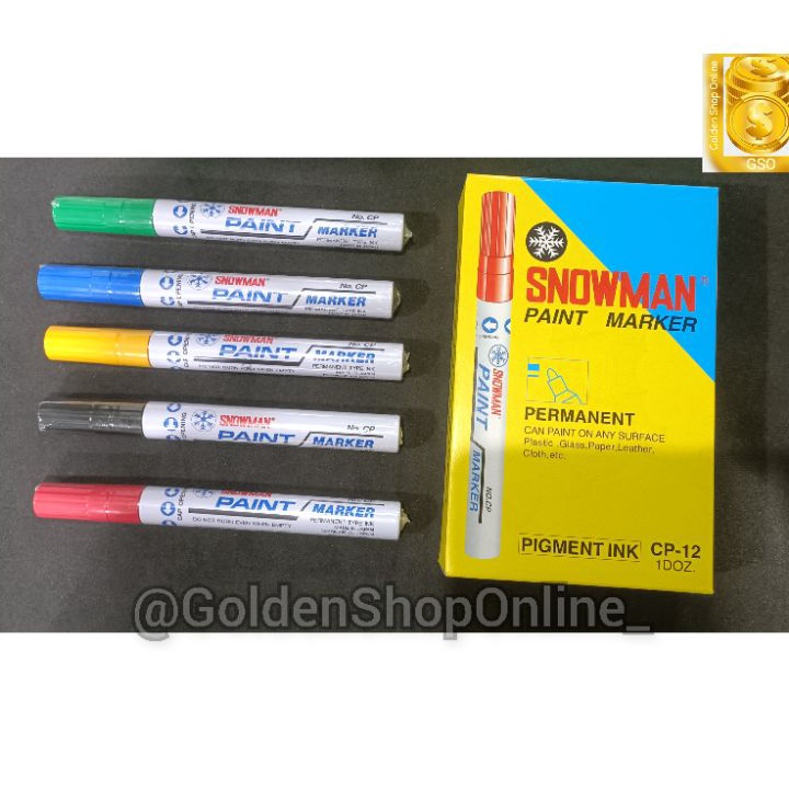 

Murah Spidol paint marker permanent merk snowman