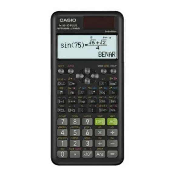 

Seller ORIGINAL CASIO FX 991 ID PLUS KALKULATOR ILMIAH/SEKOLAH - SCIENTIFIC CALCULATOR