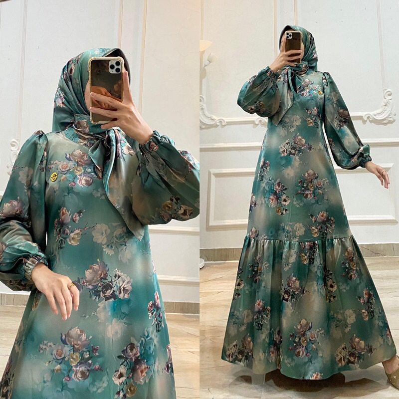 HANNAH DRESS PREMIUM +HIJAB