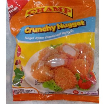 

Champ crunchy nugget 225 g