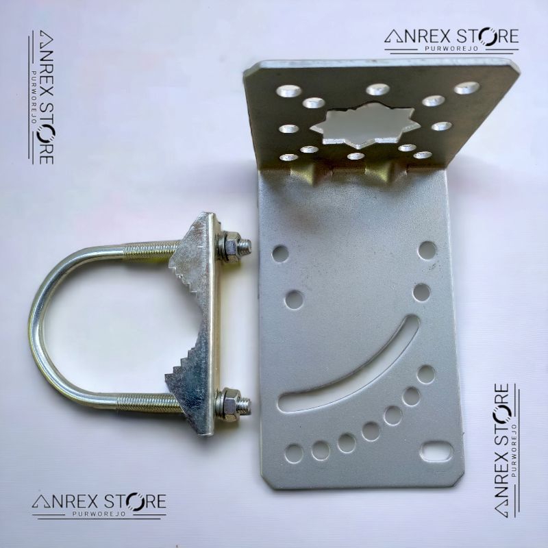 Bracket Antena Kenbotong / Klem Antena Omni / Breket Antena Yagi / Klem Tiang Antena / Mounting Ante