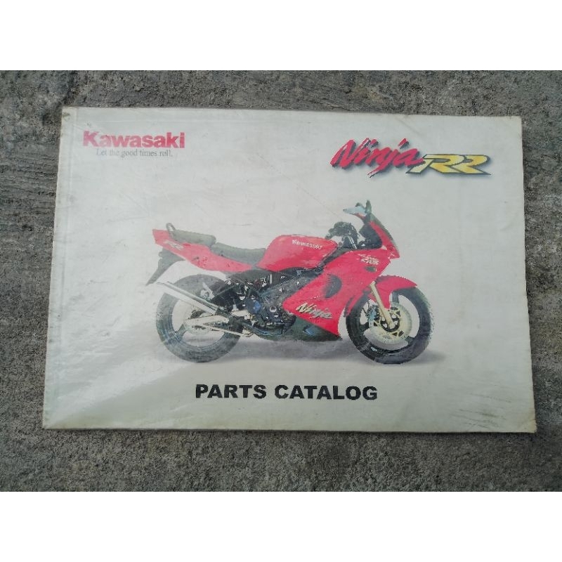 buku PART CATALOG ninja RR original bawaan diler