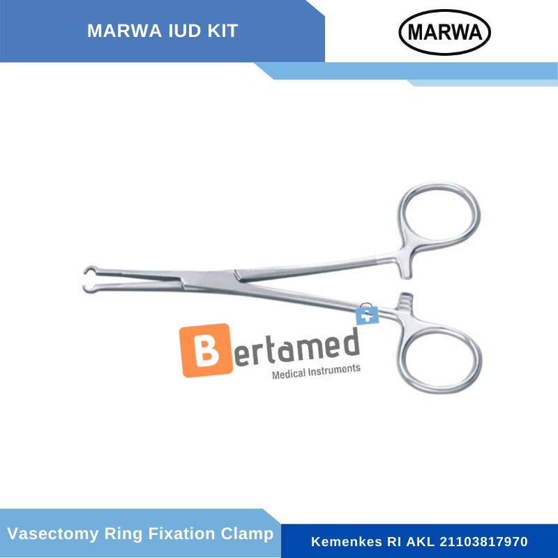 Vasectomy Ring Fixation Clamp / U CLamp / Klem U FIXING CLAMP
