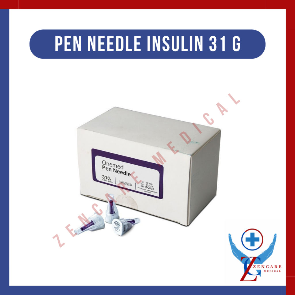 Insulin Pen Needle 31G OneMed / Jarum Insulin 31G - Eceran