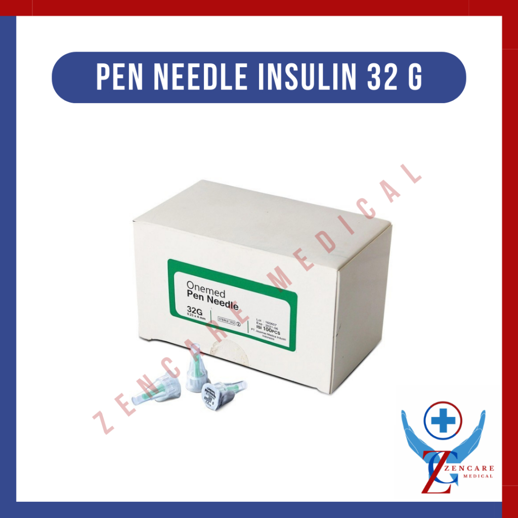 Insulin Pen Needle 32G OneMed / Jarum Insulin 32G Eceran