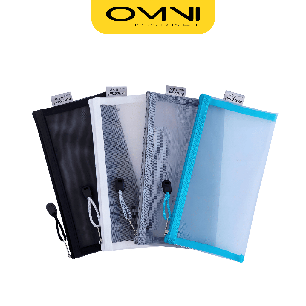 

Dompet/Tempat Pensil Transparan Simple Pouch Korea Serbaguna ATK006