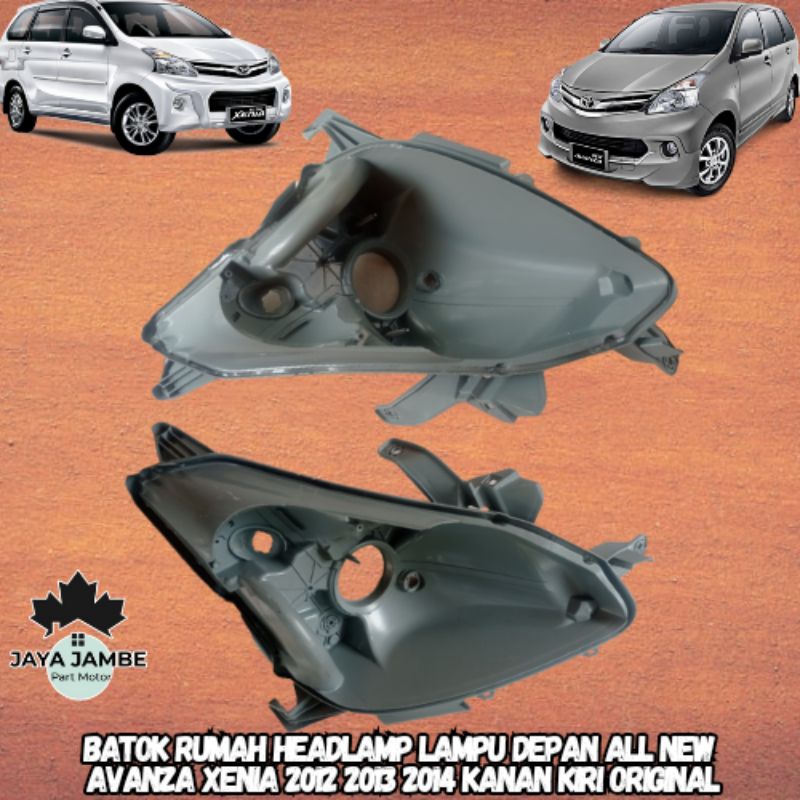 Batok Rumah Headlamp Lampu Depan All New  Avanza Xenia 2012 2013 2014 Kanan Kiri Original