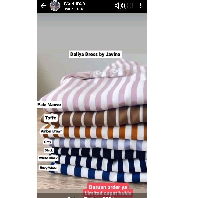 Rijeck Minor Daliya Dress By Javina Original 100%, Toffe M,L, Grey S, PB 145cm