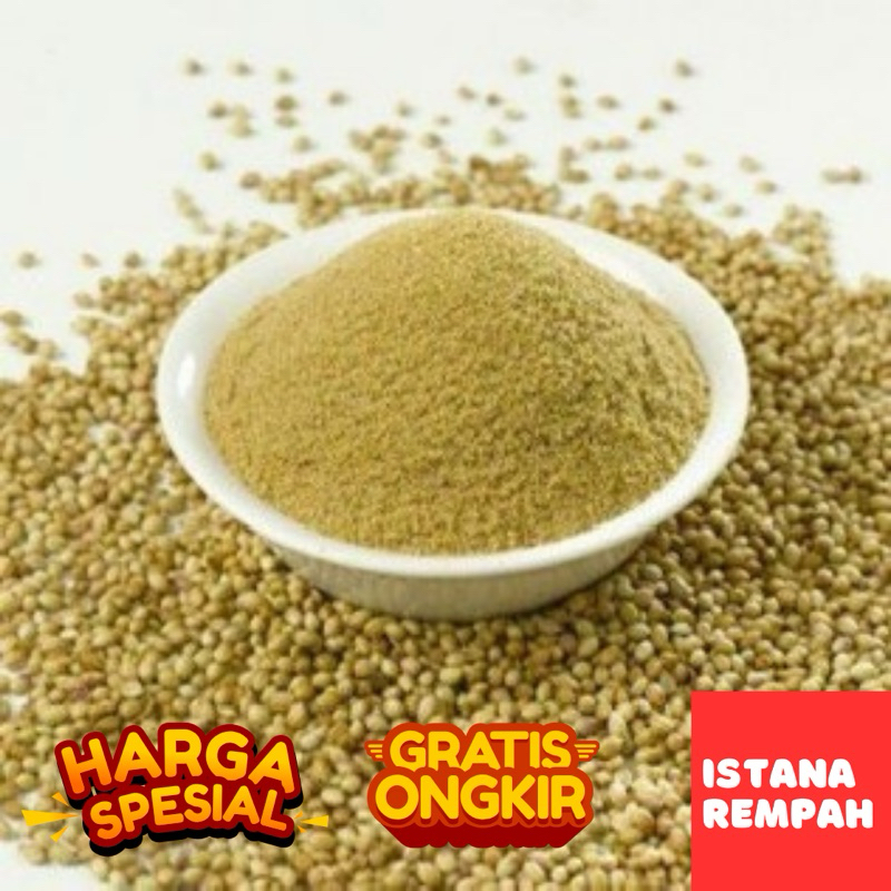 

Ketumbar Bubuk Asli 100gr Rempah Bumbu Bubuk Dapur