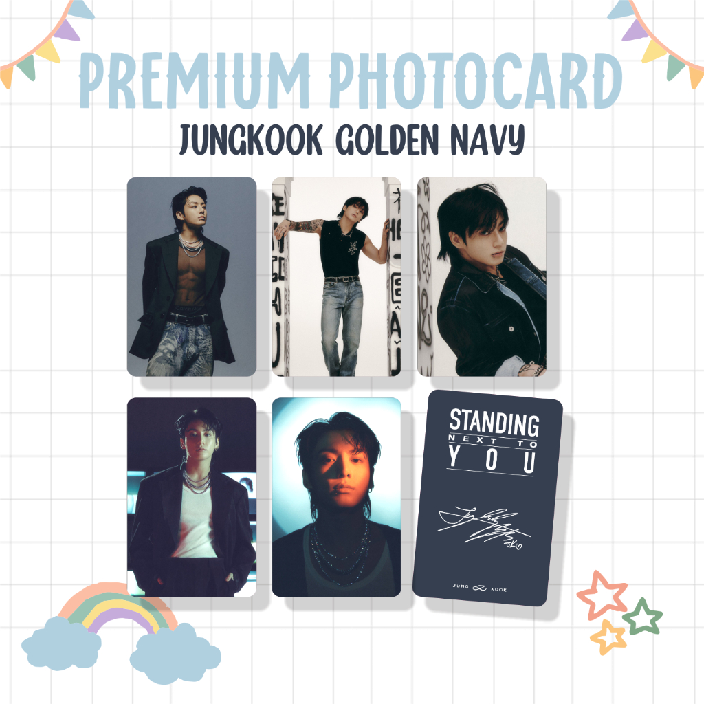 Photocard PC Premium JungKook JK Golden SEVEN
