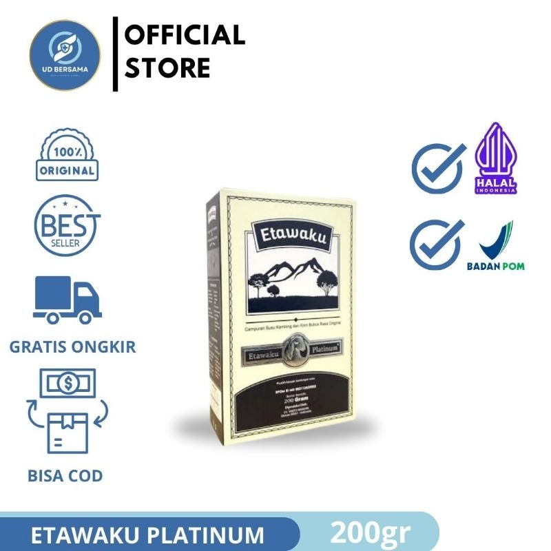 

Susu Kambing Etawaku Platinum Susu Kesehatan Sendi dan Pernapasan 200gr Banjarmasin