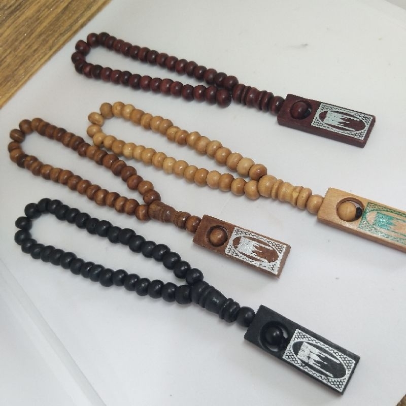 Tasbih Kayu| 33 Butir Asli| Harga Grosir
