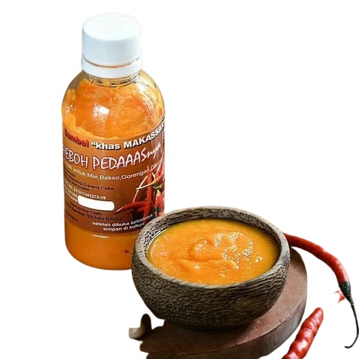 

sambel pedas kemasan botol