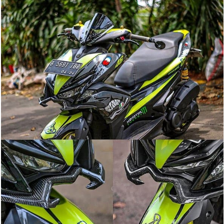 WINGLET AEROX 155 KARBON KEVLAR WINGLET AEROX 155 KEVLAR WHINSILD AEROX 155 VISOR AEROX 155