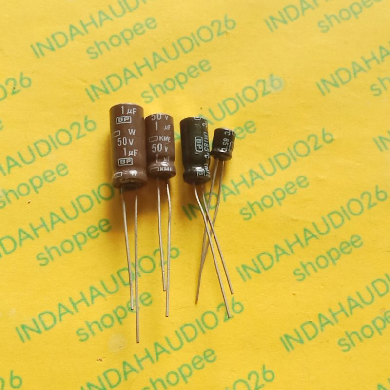 bipolar 1uf 50v BP elko kapasitor elco  np nonpolar capacitor