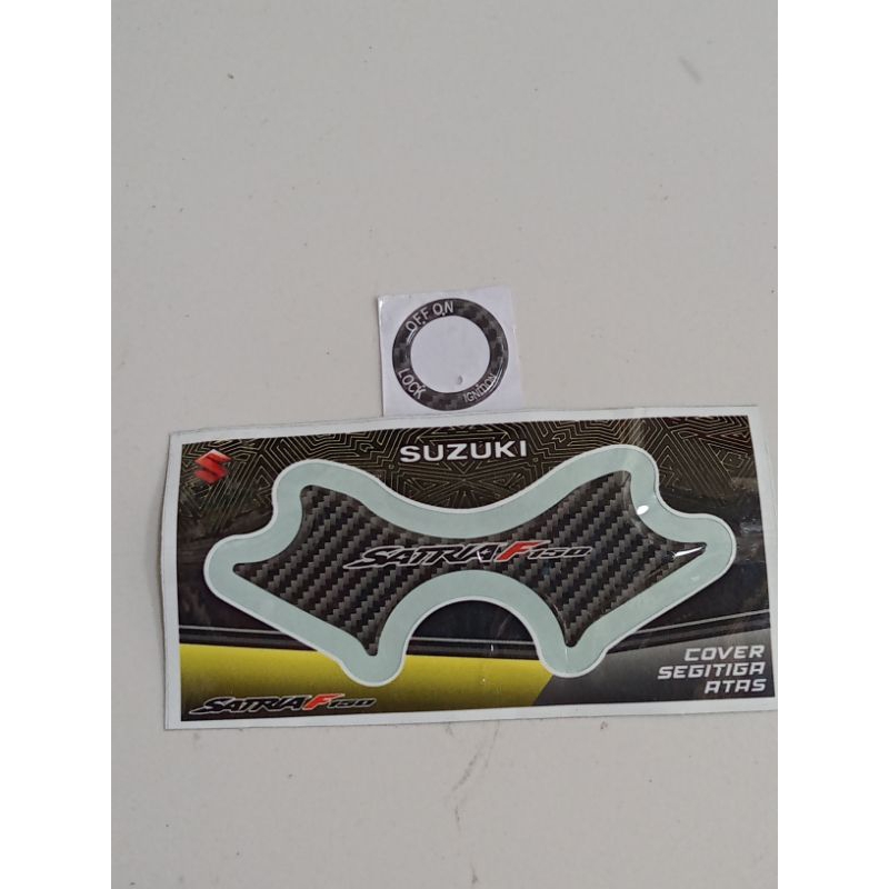 Emblem Timbul Kunci Kontak dan Segitiga Atas Satria Fu 2005 - 2012