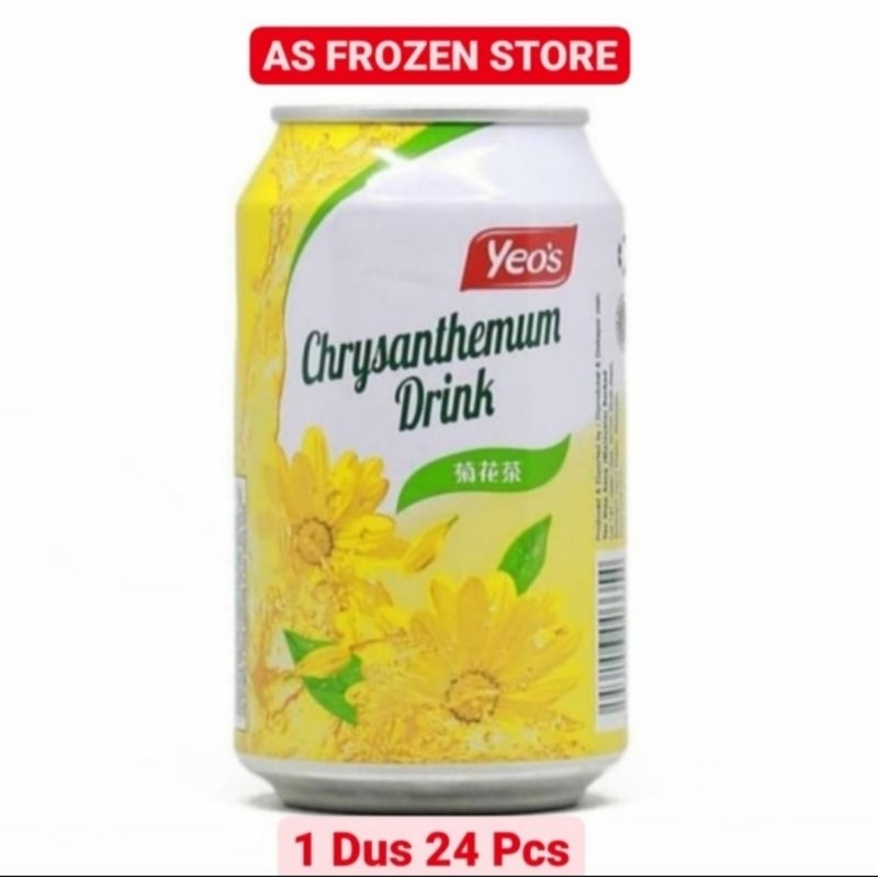 

Yeos Chrysanthemum Tea 300ml Can / Yeos Krisan Kaleng Teh Bunga 300ml 1 Dus 24 Pcs