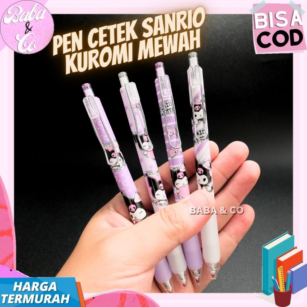 

PEN KUROMI PULPEN CETEK KUROMI MEKANIK LUCU UNIK MURAH PEN SANRIO COD PEN CETEK MEWAH KUROMI