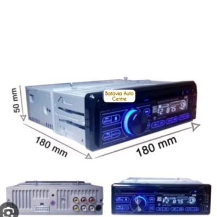 Tape Head Unit Mobil Single Din DVD Bluetooth USB Mp4 Mp3 SD Card
