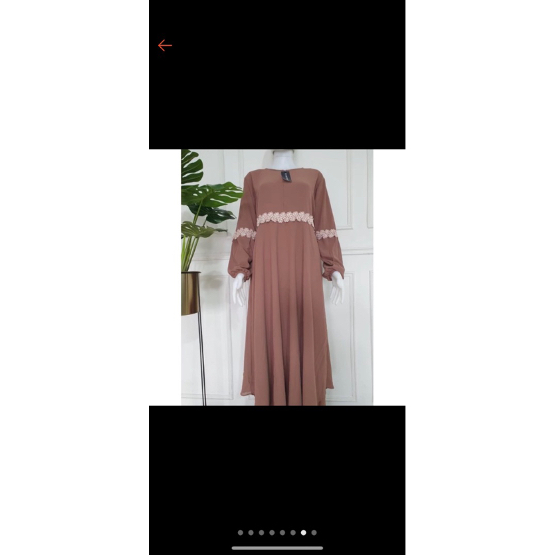 Gamis Malaysia Gamis Ceruti Polos Merk Lux Boutique