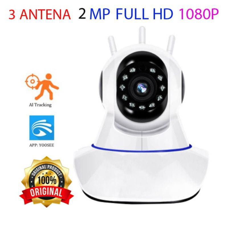 CCTV 3 Antena V380 Pro IP wireless Camera smart Camera Full HD kamera 3 Antena