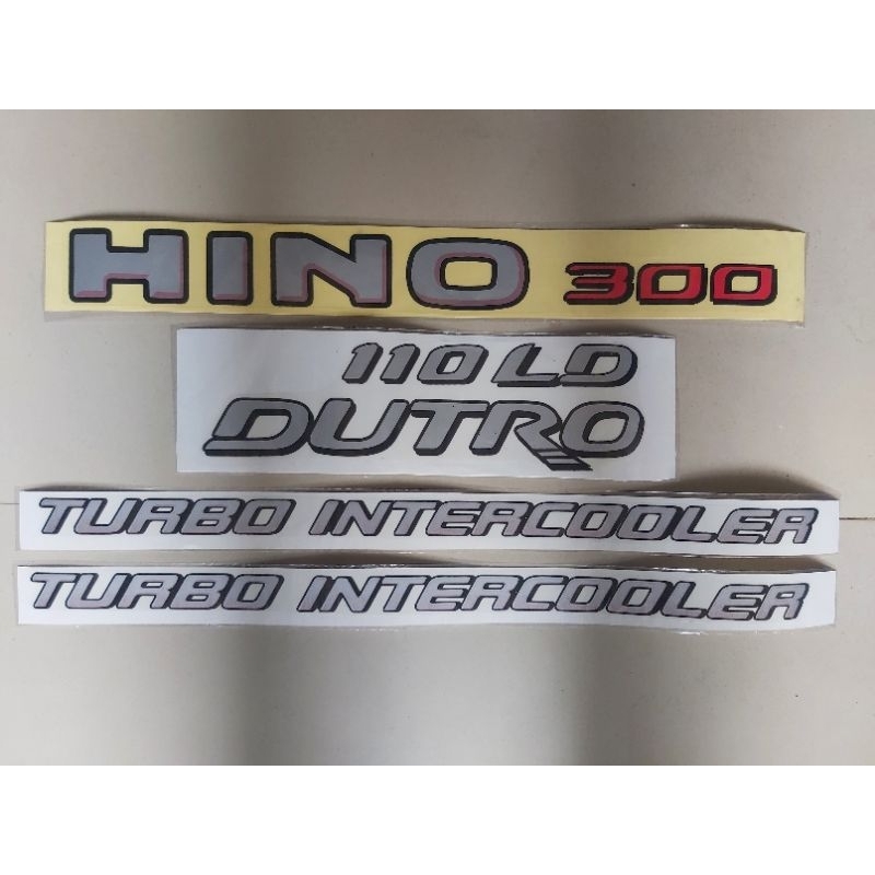 stiker truk hino 300 110 LD Dutro/stiker dutro 110LD