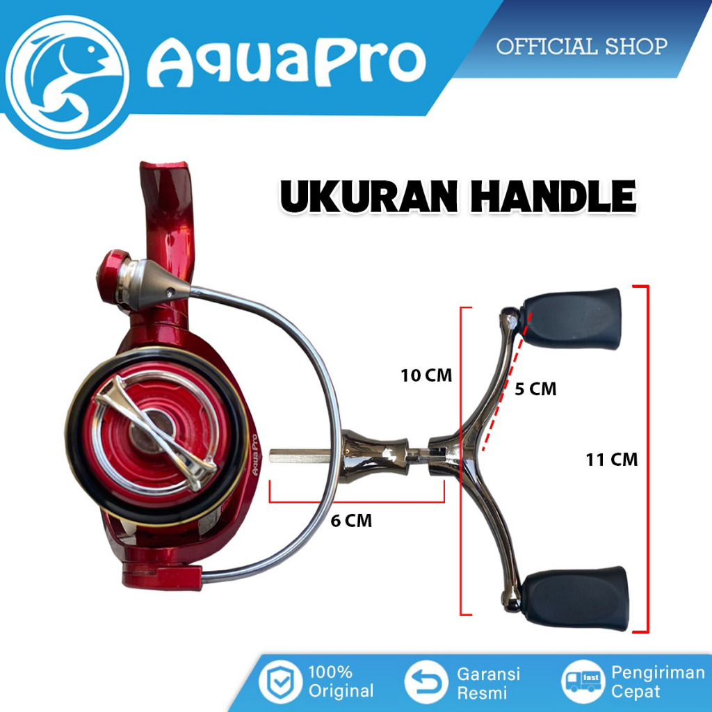 C Screw in Reel Pancing Fishing Reel ALL WS2500 Fishing Reel CN6.2:1 Gear Ratio 12KG Max Drag Double Handle Grip Shallow Deep Spool