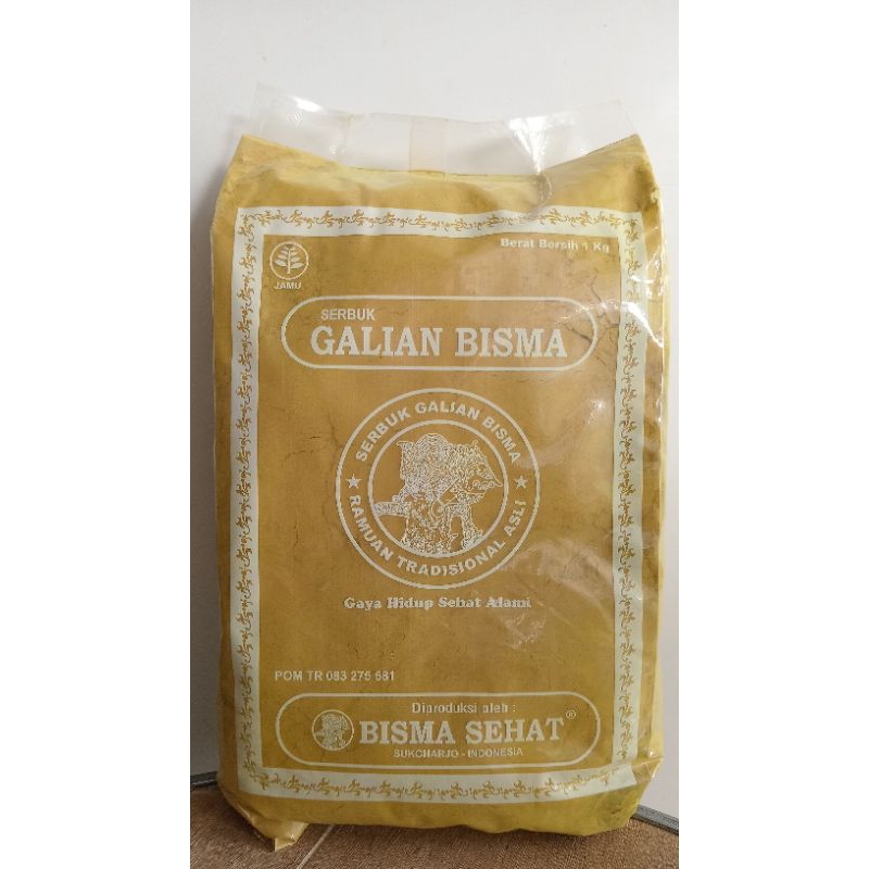 

Jamu serbuk galian bisma/semriwing kemasan 1kg