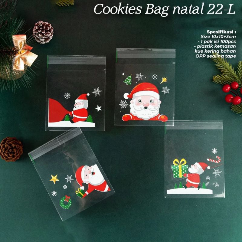 Plastik Cookies Natal // Plastik Snack Natal // Plastik Snack Kue Kering Lucu