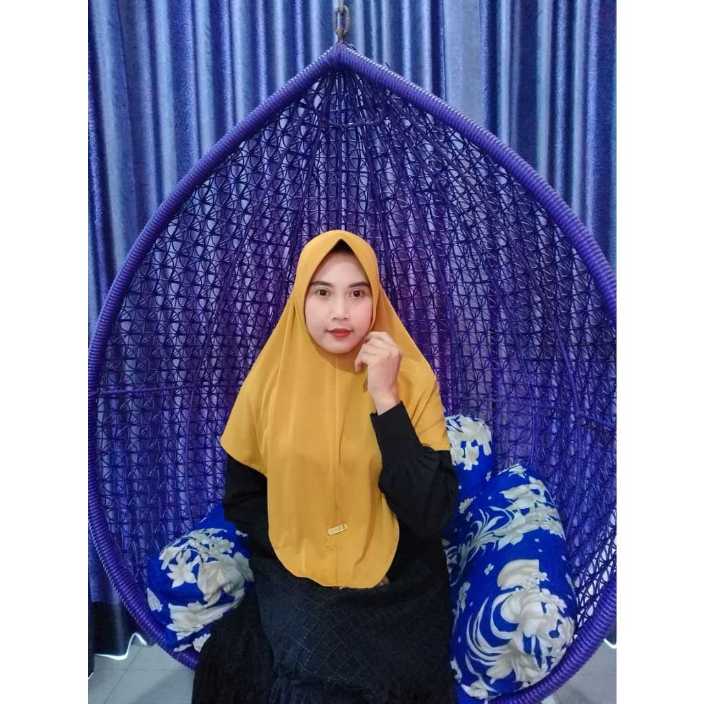JILBAB HIJAB KERUDUNG INSTAN BERGO MUSLIMAH JERSEY KOREAN PREMIUM