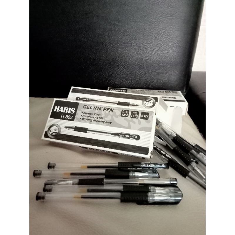 

pulpen jell harus isi 12pcs
