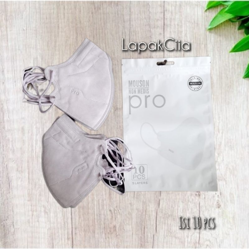 MASKER KN95 MOUSON PRO // ORIGINAL ADA EMBOSS 