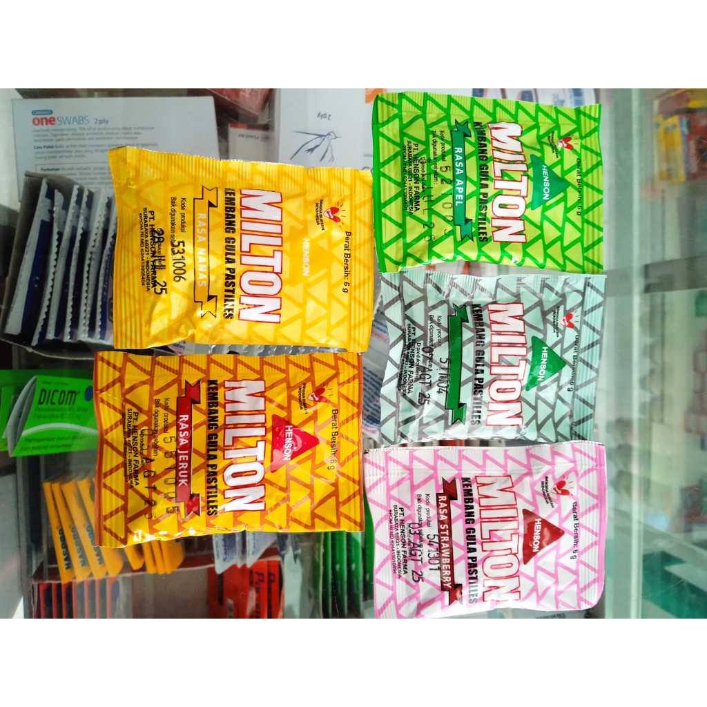 

PERMEN MILTON KEMBANG GULA 1 sachet - ED 07/2025