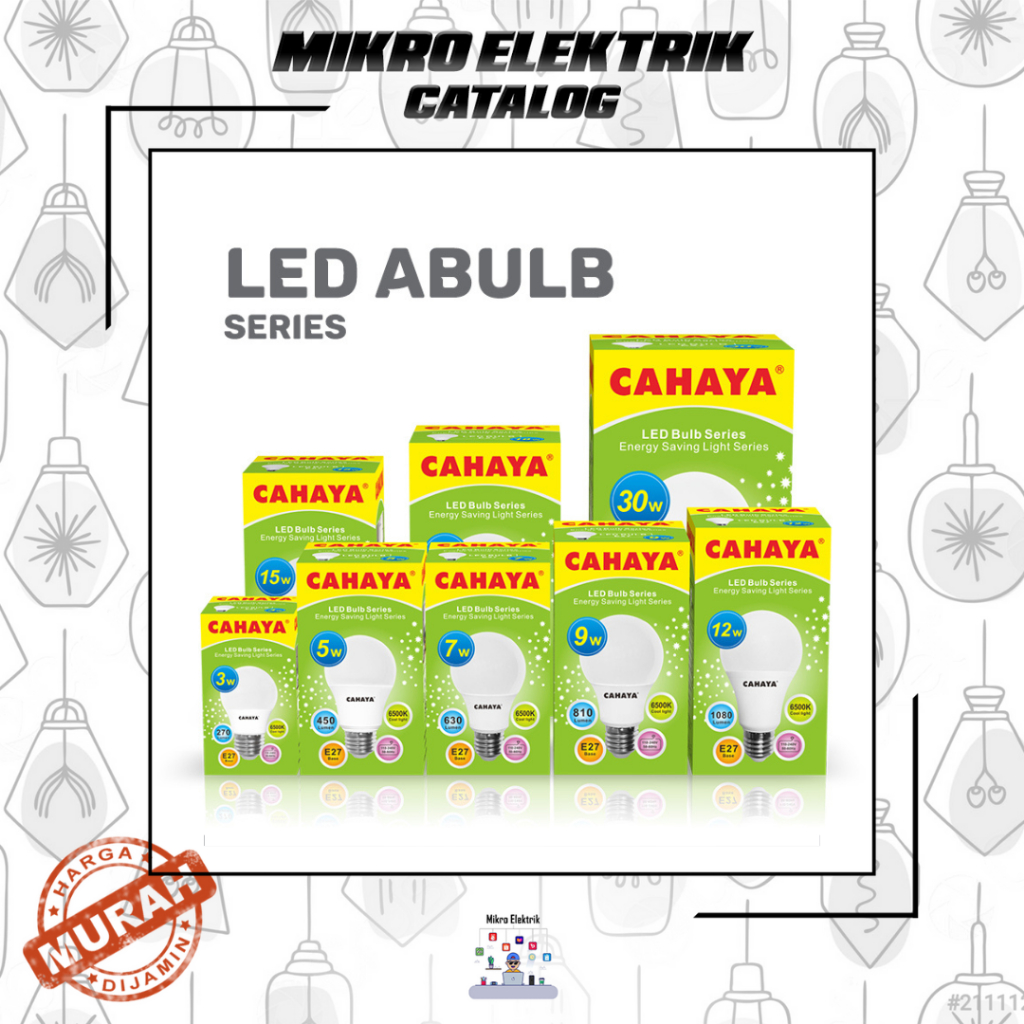 Lampu LED CAHAYA 3W-18W