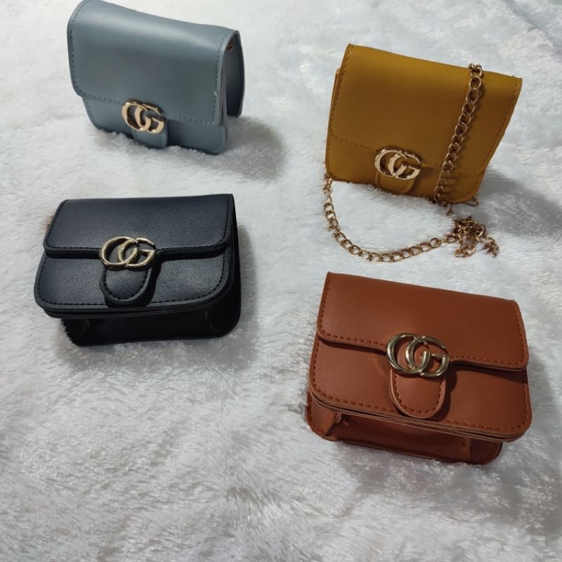 Mini bag | tas selempang anak perempuan | tas rantai panjang | tas fashion anak