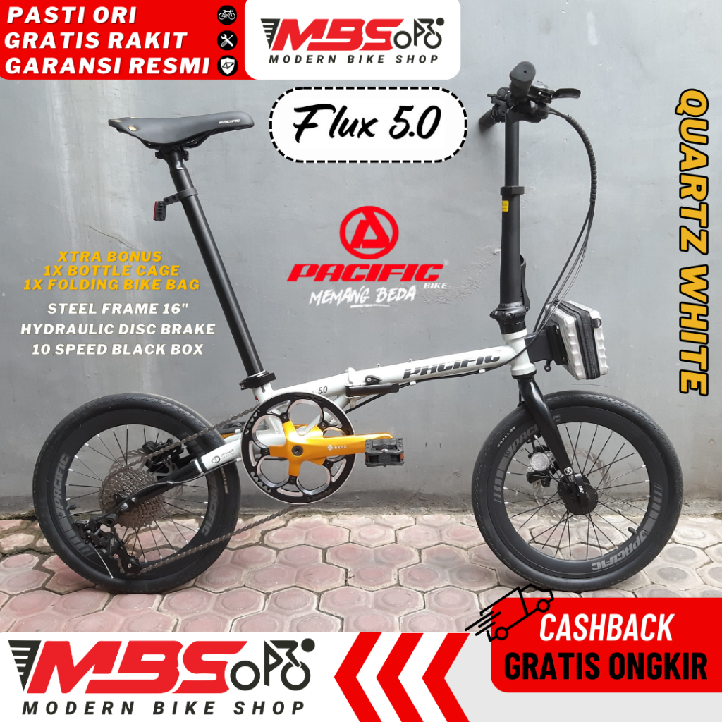 Sepeda Lipat 20 16 Inch Pacific Flux 5.0 7.0 3.5 3.0 Murah Pasific Folding Bike Dewasa Remaja