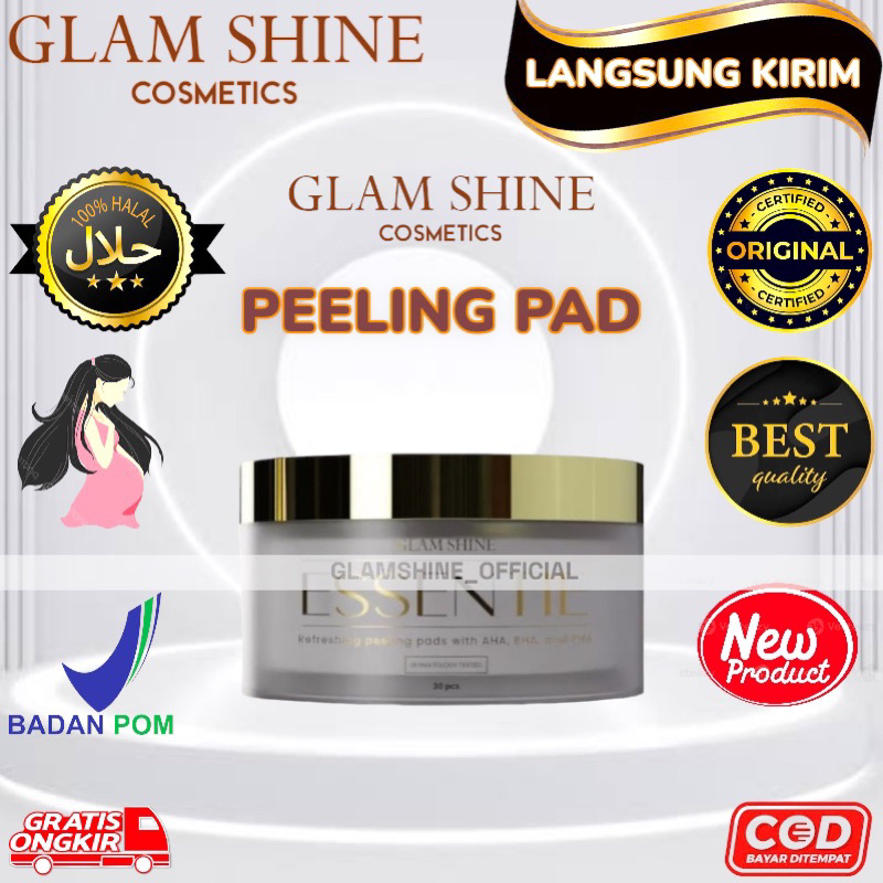 Peeling Pad Glamshine Skincare official store Glamshineofficial Glam Glame shine Glamshine Skincare 