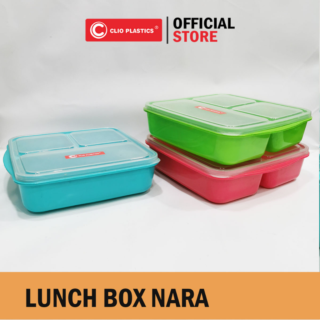 Lunch Box  Clio Nara TS / Tempat Makan Anak / Kotak Makan / Wadah Bekal / Souvenir Ultah