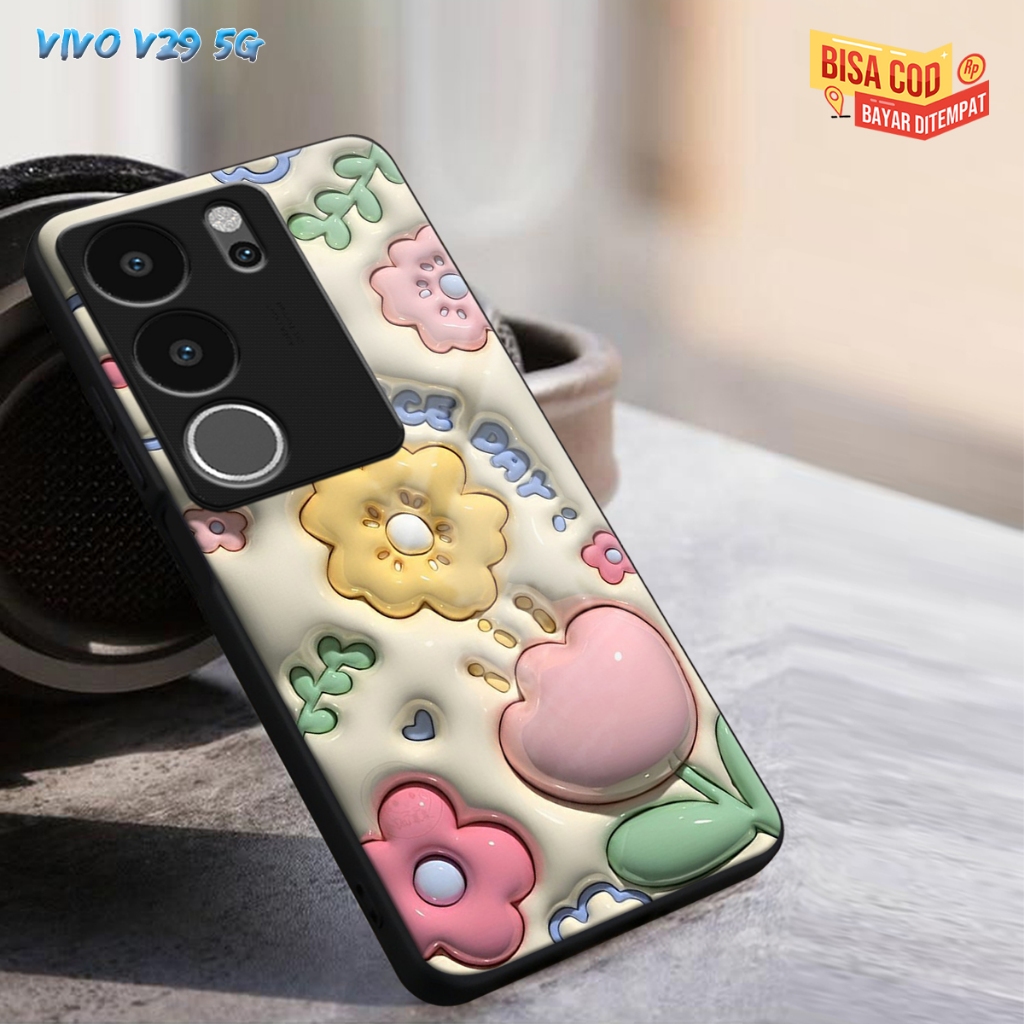 (CC217)CASING GLASS VIVO V29 5G CASING GLOSSY V29 5G CASE KACA VIVO V29 5G SOFTCASE VIVO V29 5G