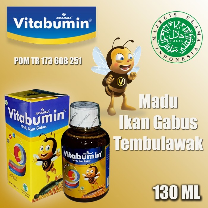 

Vitabumin (130 ml) Madu Ikan Gabus Original