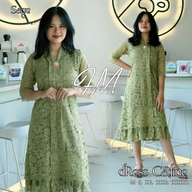 Promo BIGE SALE Dres Burkat Floy // Midi dress Terbaru // Dress Busuy // Dress Natalan // Dress bruk